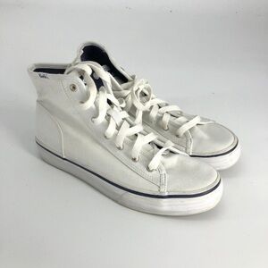 Keds Canvas High Top White Sneakers